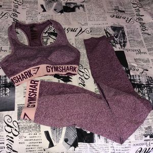 Gym shark matching workout set